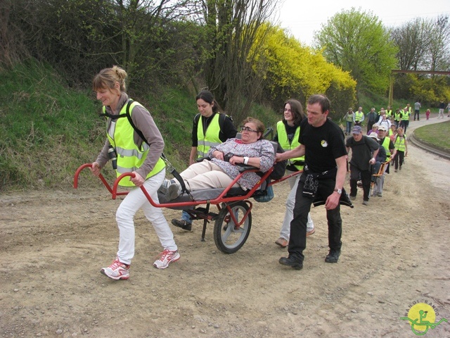 randonnée sportive avec joëlettes, Eghezée, 2014